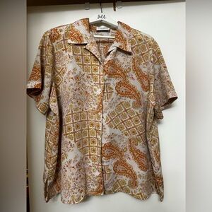 Claudia Richard Vintage Button Down Blouse